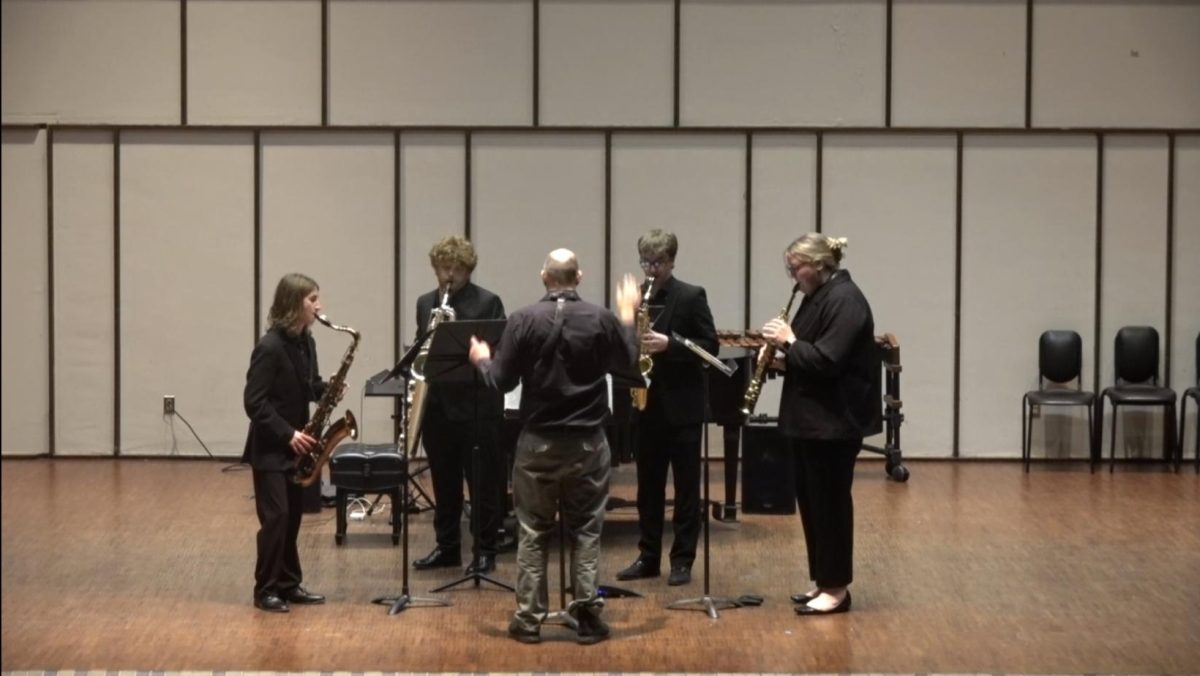 BM Quartet performs Waveform for the Sonict Concert on April 2, 2026, with Matthew Sintchak conducting.